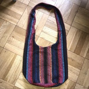 Colorful Rainbow Tribal Print Bag/Purse